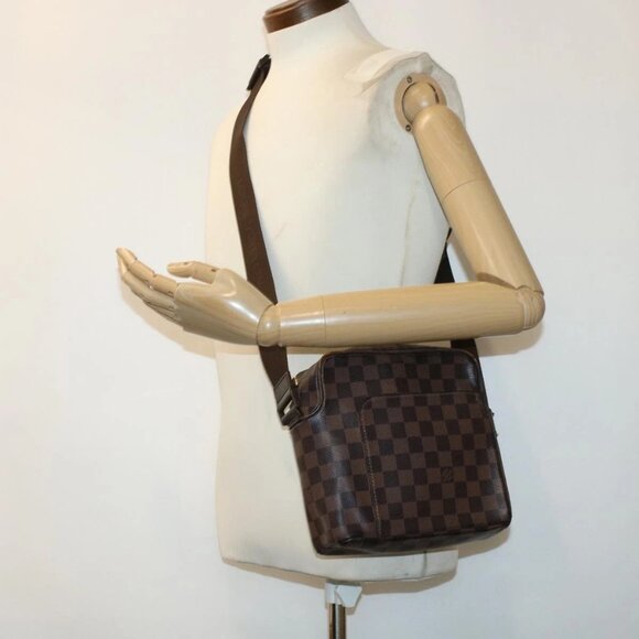 LOUIS VUITTON Damier Ebene Olaf PM Shoulder Bag - Picture 1 of 16
